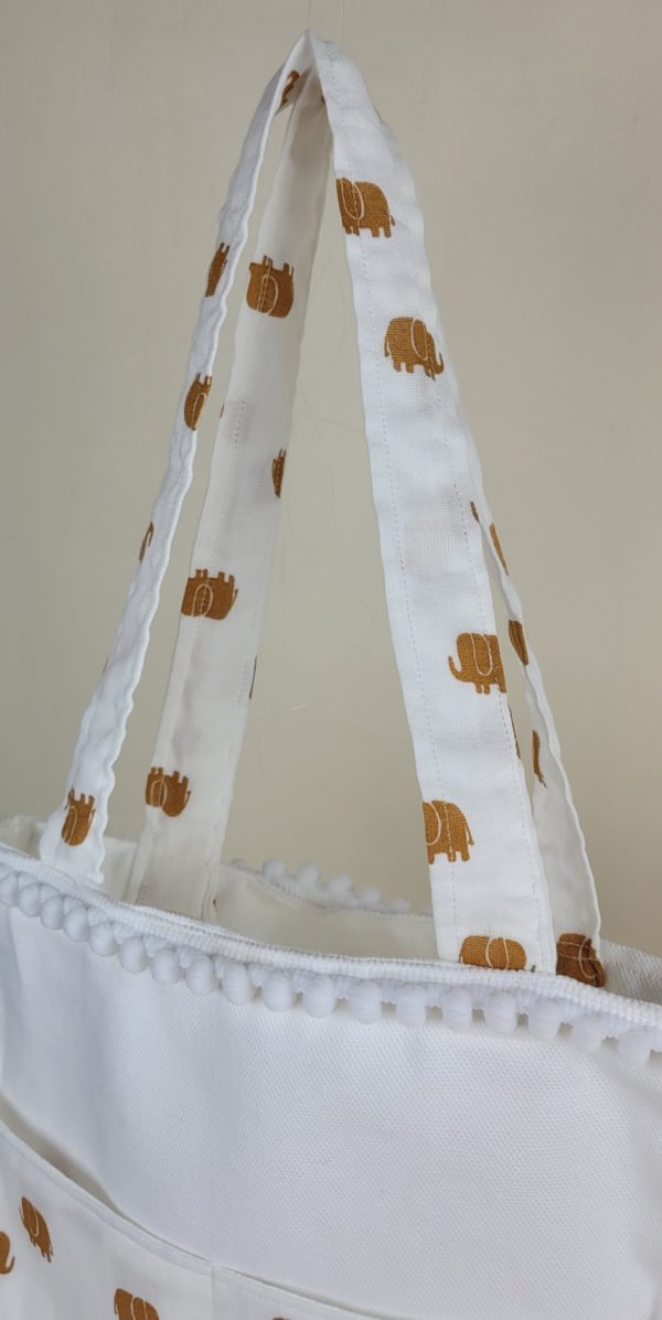 Sac tote bag enfant motif éléphants – Image 2