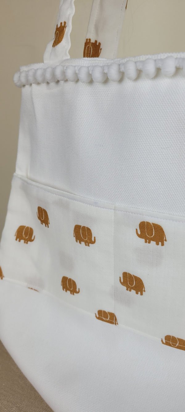 Sac tote bag enfant motif éléphants – Image 6