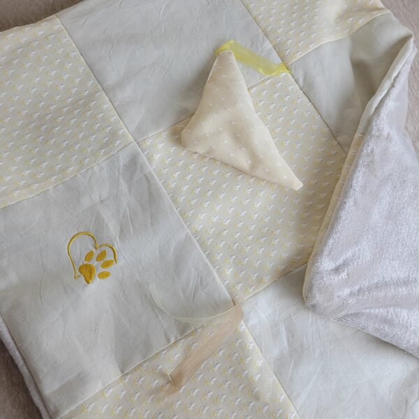 Plaid pour animaux jaune – Image 3