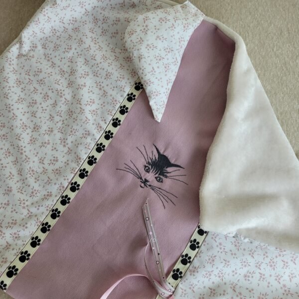 Plaid pour animaux rose – Image 4