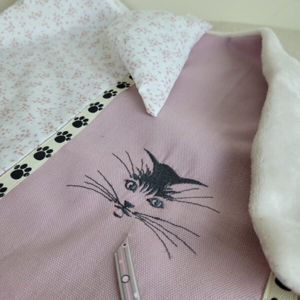 Plaid pour animaux rose – Image 5
