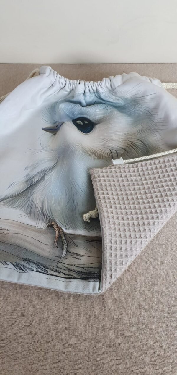 Sac à coulisse oiseau – Image 2
